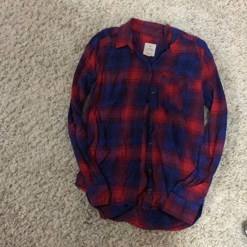 Red and Blue Flannel.
